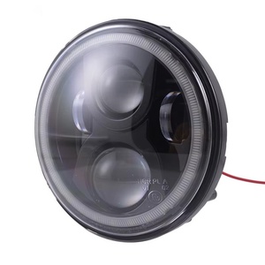 Yongjin nouvelle lampe frontale LED moto avec anneau de halo blanc pour CB400 CB500 <span class=keywords><strong>CB1300</strong></span> - Product Image 3