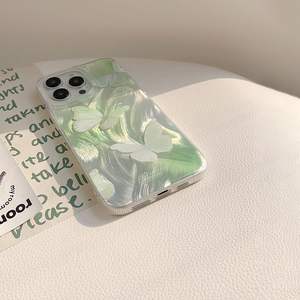 Custodia per telefono con motivo a farfalla gradiente <span class=keywords><strong>verde</strong></span> per <span class=keywords><strong>iPhone</strong></span> 17 Air 11 12 <span class=keywords><strong>13</strong></span> 14 15 16 17 <span class=keywords><strong>Pro</strong></span> <span class=keywords><strong>Max</strong></span> 7 8 Plus <span class=keywords><strong>Cover</strong></span> Glitter antiurto - Product Image 5
