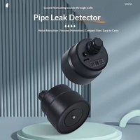 Détecteur de fuite de tuyau d'eau, amplificateur acoustique portable avec casque pour localiser les fuites de chauffage au sol souterrain