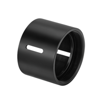 Anneau rainuré usiné CNC sur mesure en alliage d'aluminium, usinage de précision, manchon mécanique industriel