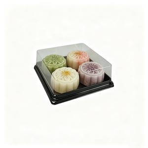 Contenedor de Plástico para Rebanadas de Pastel, Color Personalizado, Grado Alimenticio, Cuadrado, Transparente, para Bombones, Brownies, Tiramisú, Postres, <span class=keywords><strong>Donuts</strong></span> - Product Image 2