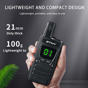 Etmy ET-T1 loại C sạc <span class=keywords><strong>PMR</strong></span> 446 0.5W 3.7V 16 kênh <span class=keywords><strong>Walkie</strong></span> <span class=keywords><strong>Talkie</strong></span> giấy phép miễn phí hai cách phát thanh <span class=keywords><strong>Walkie</strong></span> <span class=keywords><strong>Talkie</strong></span> - Product Image 3
