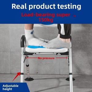 Silla de Ducha Plegable Antideslizante Moderna con Capacidad para 180 kg, <span class=keywords><strong>Asiento</strong></span> de <span class=keywords><strong>Baño</strong></span> para Personas Mayores, Taburete de Ducha |   Directo de Fábrica - Product Image 3