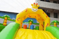 Neue Generation von Unterhaltung aufblasbare Jungle Fun Castle City zu verkaufen