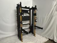 Máquina Combinada Comercial de Alta Resistencia de Acero Inoxidable: Rack de Sentadillas con Cable Cruzado, Máquina Smith para Entrenamiento de Fuerza de Pecho, Piernas, Espalda y Brazos