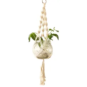 Wholesale Novel Home Decoration Indoor and Outdoor Macrame Plant Hanger