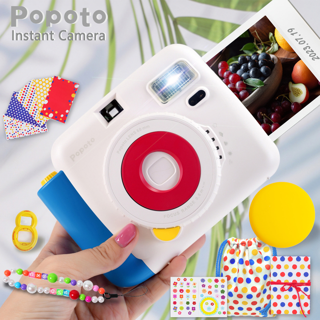 Higher Quality Children Instant Print Camera Instant Camera Color Mini Instax Film