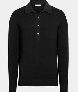 Suéter Personalizado de Invierno para Hombre, Estilo Fair Isle, Cuello Redondo, Antiencogimiento, Negro, Cuello Polo de Manga Larga - Product Image 5