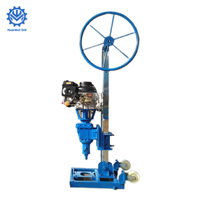 Equipo Portátil de Perforación para Pruebas de Suelo, 50m SPT, Máquina de Exploración Geotécnica, Operación Hidráulica Azul - Product Image 4