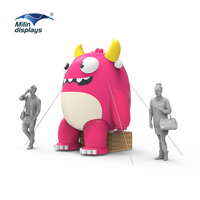 Mascotte de dessin animé géante gonflable portable pour opérateurs de contenus IP, festivals, exécutants, parcs pour enfants, promotions et salons professionnels
