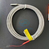 Sonde de température RTD PT100 en platine pour compresseur d'air à vis, pièces de rechange, câble tressé en acier inoxydable, fileté, OEM