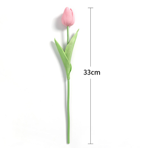 Tulipanes Artificiales de PU en Stock, Flores Falsas con Tacto Real y Conservación de Humedad, Adornos Decorativos, Accesorios de Fotografía - Product Image 6
