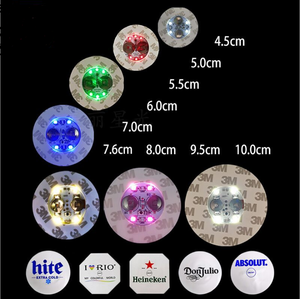 حامل أكواب LED من مادة EVA رائج البيع لعام <span class=keywords><strong>2025</strong></span>، ملصق مضيء للزجاجات، حامل أكواب LED للمشروبات في الحانات والحفلات - Product Image 4