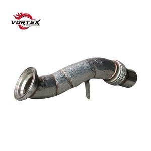 Collecteur d'échappement catalyseur haute performance en acier inoxydable 304 Vortex pour BMW M3 F80 M4 F82 F83 S55 3.0T 2014-2020 – Sans voyant d'avertissement moteur - Product Image 1
