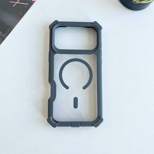 Bảo Vệ Đầy Đủ <span class=keywords><strong>TPU</strong></span> Cứng PC Combo Từ Phí Không Dây Trong Suốt Heavy Duty Trường Hợp Đối Với iPhone 16 15 14 13 Pro Max - Product Image 5