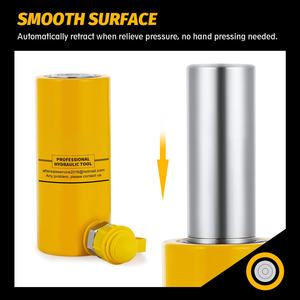 DOOROOM Vérins <span class=keywords><strong>de</strong></span> voiture à simple effet en acier <span class=keywords><strong>de</strong></span> 20 tonnes Vérins hydrauliques bon marché avec piston creux pour <span class=keywords><strong>porte</strong></span> et <span class=keywords><strong>garage</strong></span> - Product Image 4