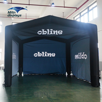 Tente dôme gonflable en TPU imperméable avec logo personnalisé pour événements, expositions, salons professionnels, publicité extérieure, chapiteau gonflable