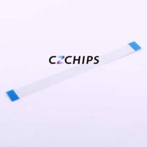 HX FFC-1.0-12P-150mm FFC Cable (Flexible Flat Cable) P=1mm Connector 12P 1mm 0.3mm Non-Inverting - Product Image 2