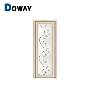Narrow <strong>Edge</strong> Tempered Frosted Glass Bathroom Aluminum Toilet Frosted Fiber Glass <strong>Doors</strong>