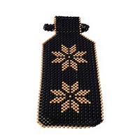 Coussin de siège de voiture en perles de bois imperméables de luxe pour E Class 7 Series Land Cruiser X5