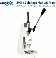 Máquina Automática de Ilhós e Máquina de Prensa Manual para Pequenas Fábricas de Laboratório