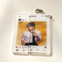 Gantungan Kunci Akrilik Custom Grosir untuk Photocard Idol Kpop, Plastik Fashion dengan Sablon Sutra, MOQ Rendah