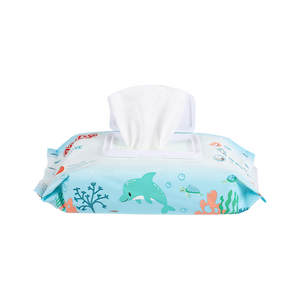 Lingettes humides pour bébé Nuby Ocean de haute qualité, 60 pièces, 17*19 cm, 70 g/m² - Product Image 2