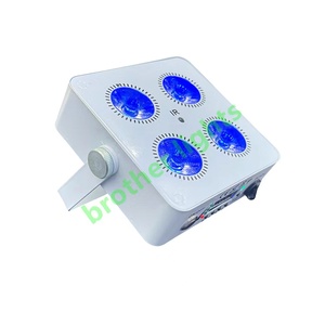 4x18W LED Batería Par Light Acero inoxidable <span class=keywords><strong>DMX</strong></span> 6in1 Luces de escenario inalámbricas Directo de fábrica para DJ - Product Image 2