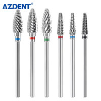Azdent – Fraises dentaires de laboratoire en carbure de tungstène HP de bonne qualité, emballage individuel