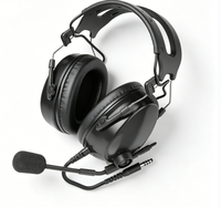 Casque anti-bruit industriel robuste VILSFUL NH11 avec micro PTT rotatif, IP54, filaire, faible latence, SNR 36dB, son Hi-Fi