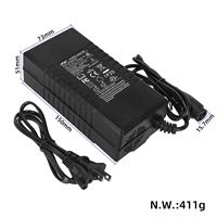 Adaptateur secteur Ulip 58,8 V 2 A avec tête LP16-3P, prise US, pour chargeur de batterie de trottinette électrique