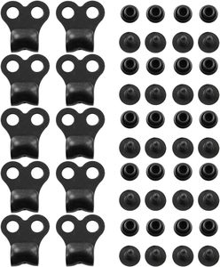 Boucles de chaussures Martin, rivets de sport d'extérieur, crochets de lacets pour chaussures d'escalade, artisanat DIY - Product Image 1