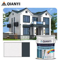 Peinture acrylique liquide effet granit haute simulation pour murs extérieurs, résistante aux intempéries et durable, directement de l'usine