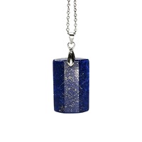 Collier Pendentif Facetté en Cristal Naturel Améthyste Quartz Rose Pierre Précieuse Bohème Bijoux de Guérison Accessoires