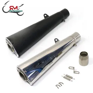 Silenciador Universal para motocicleta, Escape de 51mm para <span class=keywords><strong>Honda</strong></span> Cafe Racer HP4 Zx14 Zx10r NK400 <span class=keywords><strong>CBR</strong></span> Motor - Product Image 1