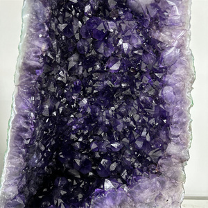 Bán buôn Healing Stones Reiki lớn tinh thể thạch anh tím cụm cụm để trang trí - Product Image 5