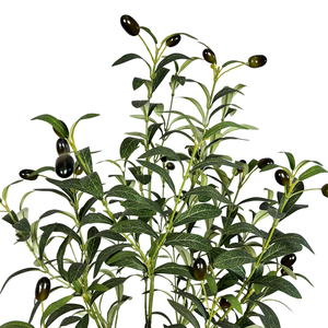Haute qualité 90cm <span class=keywords><strong>petit</strong></span> <span class=keywords><strong>olivier</strong></span> artificiel Faux arbre en <span class=keywords><strong>pot</strong></span> arbres en soie artificiels <span class=keywords><strong>pour</strong></span> la décoration intérieure - Product Image 2