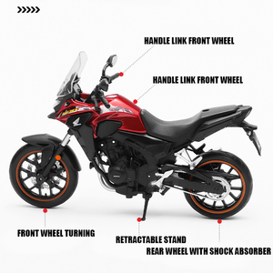 Modèle <span class=keywords><strong>miniature</strong></span> <span class=keywords><strong>de</strong></span> <span class=keywords><strong>voiture</strong></span> <span class=keywords><strong>de</strong></span> type CB400X Adventure ADV en alliage <span class=keywords><strong>de</strong></span> zinc, avec portes et roues ouvrables, cadeau unisexe - Product Image 6
