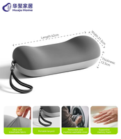 Coussin de dossier ergonomique en mousse à mémoire de forme portable OEM ODM pour lit, coussin lombaire pour la sieste, soulagement de la douleur, chaise de bureau