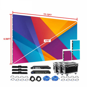 500x500mm Interior Exterior Gigante Fondo de escenario Led Video Wall P2.6 P2.9 P3.91 P4.81 Pantalla de visualización Led de alquiler de empalme sin costuras - Product Image 1