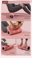 Rodillo de Espuma Eva con Púas Duradero para Masaje de Tejido Profundo, Yoga, Pilates y Ejercicio en Casa