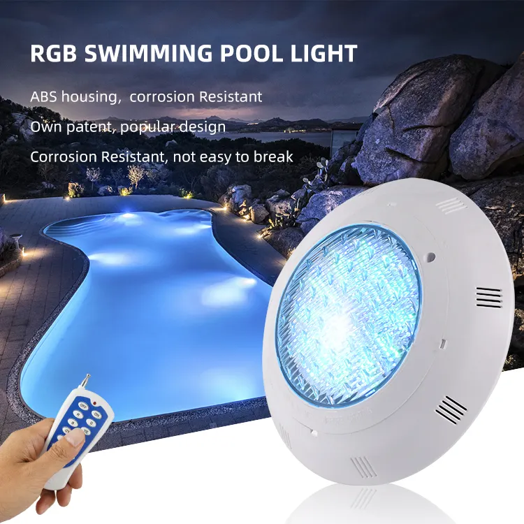 Lumières de piscine Led submersibles avec télécommande Wifi rvb Ip68