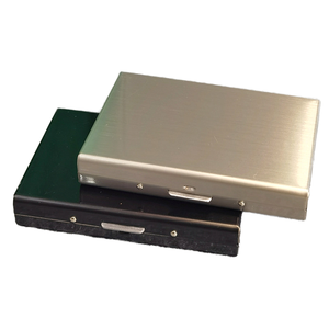 Lot de 16 étuis à cigarettes portables écologiques durables en acier inoxydable, étanches et résistants à la pression - Product Image 2
