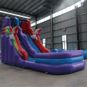 Tente de camping gonflable personnalisée en usine avec fosse à balles et toboggan - Product Image 3