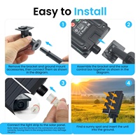 Tira de Luces LED Solares con Control Remoto, 8 Modos, Regulable, Temporizador, IP65 Impermeable, Recargable por USB, 5m-52m, 2700K-6000K, RGB, para Exteriores y Patios