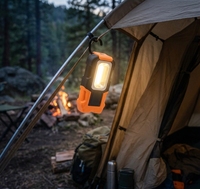 Lampe de travail LED COB magnétique portable HB-326 IP44 étanche en ABS, alimentée par piles AAA, 180LM 4.5V, autonomie de 4 heures, pour atelier et réparation