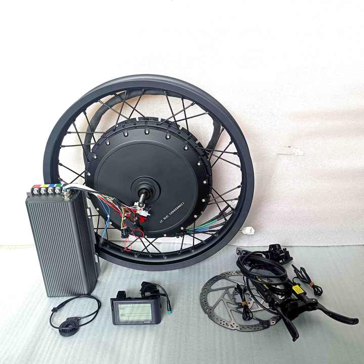72 Volt 15000w Rear Hub Motor Kit Conversion Electric Bike