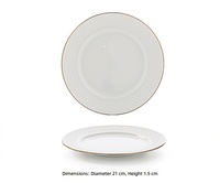 Nouveau modèle 2026 – Assiette à steak de luxe en céramique haut de gamme à motif en relief – Pour fêtes et usage domestique, compatible lave-vaisselle, écologique