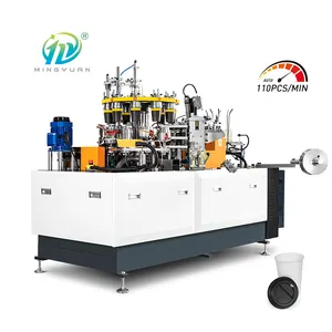 Factory supply 100-130pcs/min 2~16OZ paper cup forming making machine low price for the manufacture of paper cups
