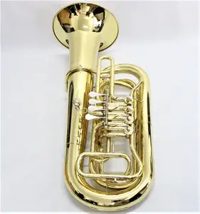 Kunci Putar Tuba 4 Katup, Profesional, 4 Tuba, Bb Tuba Terlaris